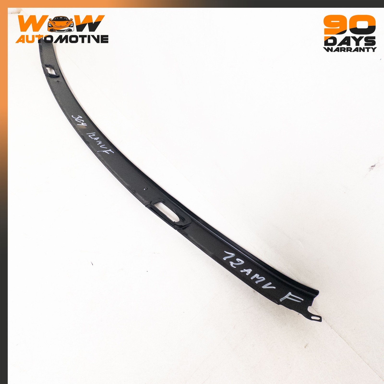 06-16 ASTON MARTIN V8 S VANTAGE FRONT WINDSHIELD HEADER FINISHER SEAL PANEL OEM