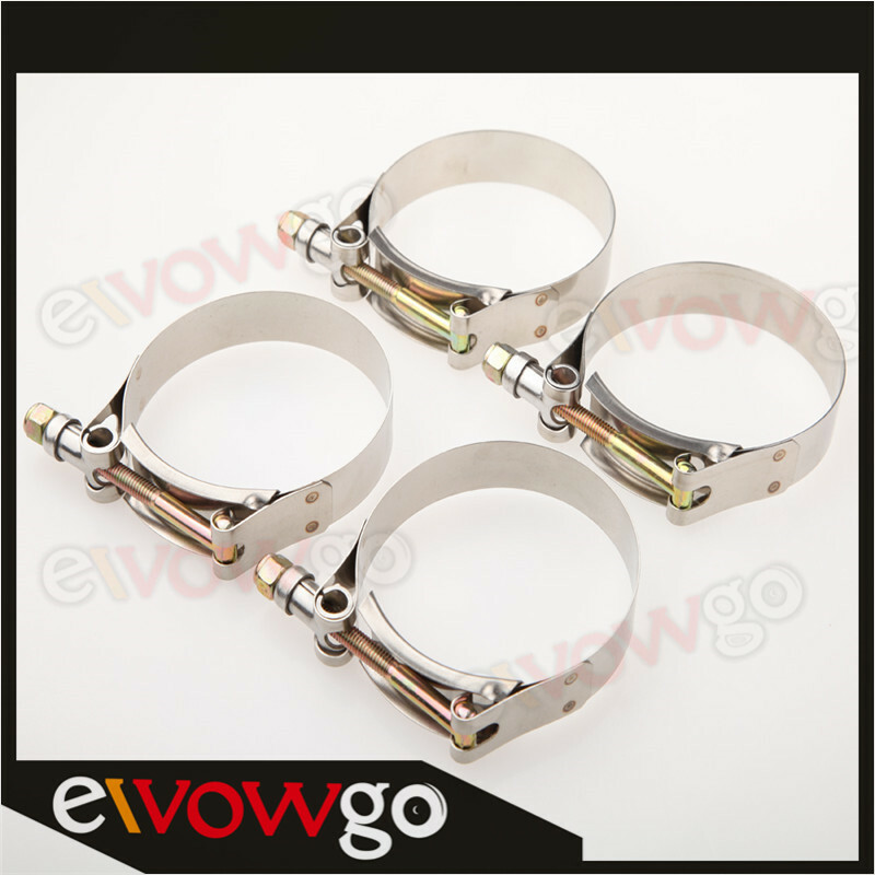 Stainless Steel 3.25″ Turbo Hose T-bolt Clamp Coupler 86/94mm -4PCS US STOCK