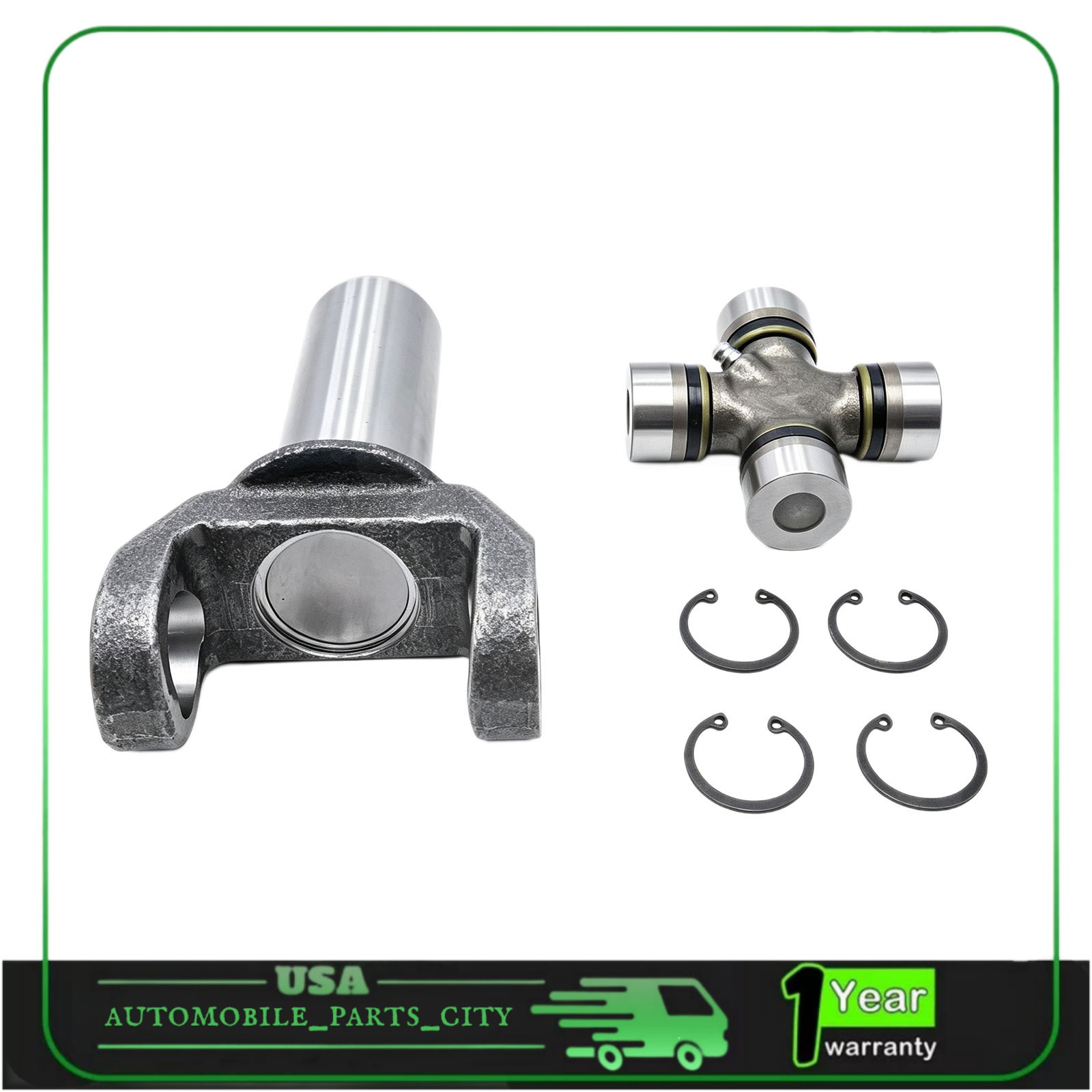 Fits For Turbo Hydro-Matic 400 Transmission Slip Yoke 1310 Series w/ U Joint Kit