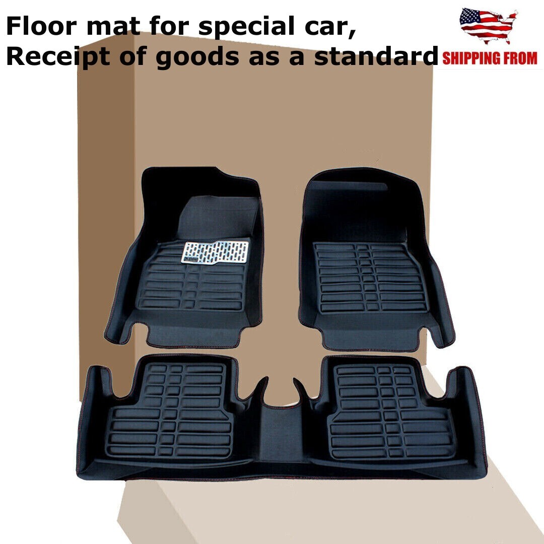 All Season Protection fit for Toyota RAV4 2006-2012 BLack Floor Mat Liner Carpet