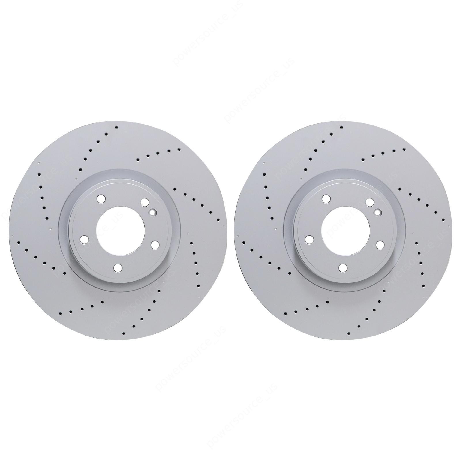 2Pcs Front Brake Discs Rotors 4634210500 Fit For Mercedes Benz G63 463 2019-23