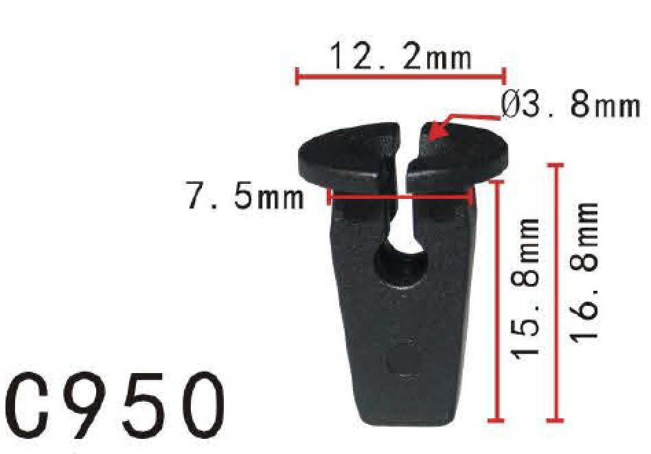20Pcs Fit VW 867-809-966 811-807-557-C M4.8 #10 Screw Grommet Audi 12×12.5mm