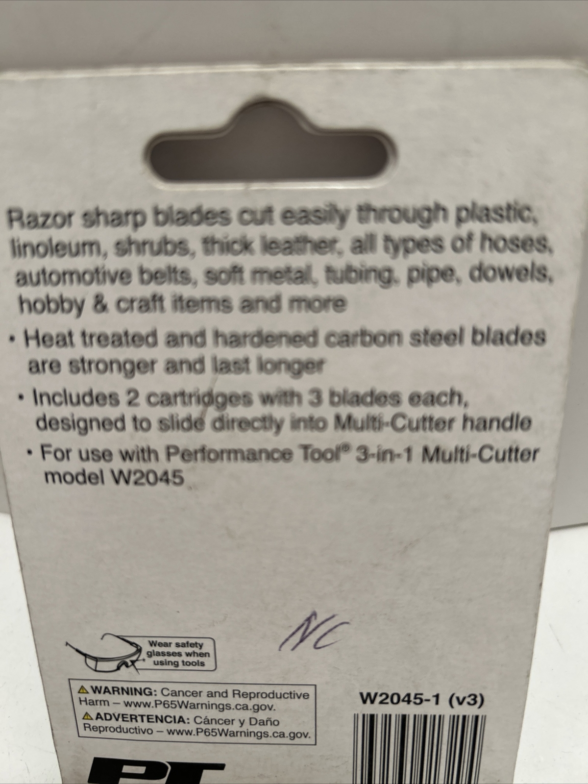 Performance Tool Replacement Blades 6/Pk | W2045-1, For W2045, New In Packaging