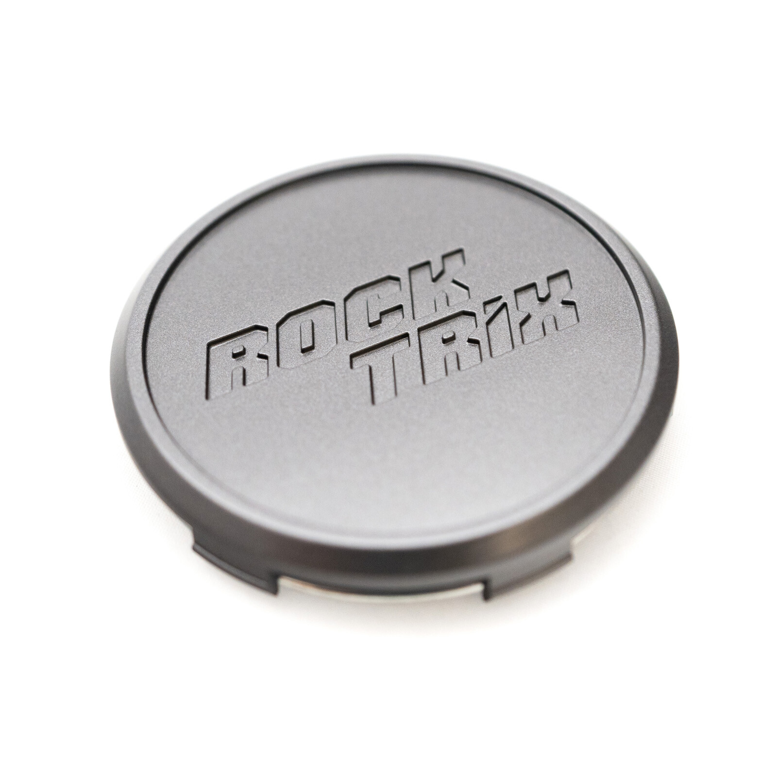(1) RockTrix Flat Center Cap for Offroad Street ATV UTV Wheels – Matte Gunmetal