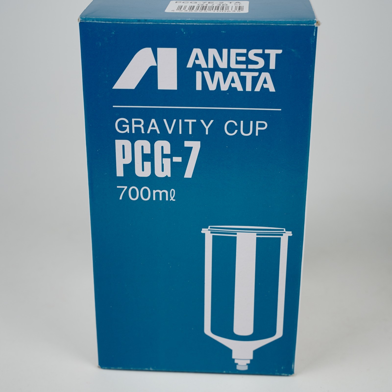 ANEST IWATA PCG-7 700ml Gravity Feed Cup PCG-7E-2.TA G1/4B Aluminum Paint Cup