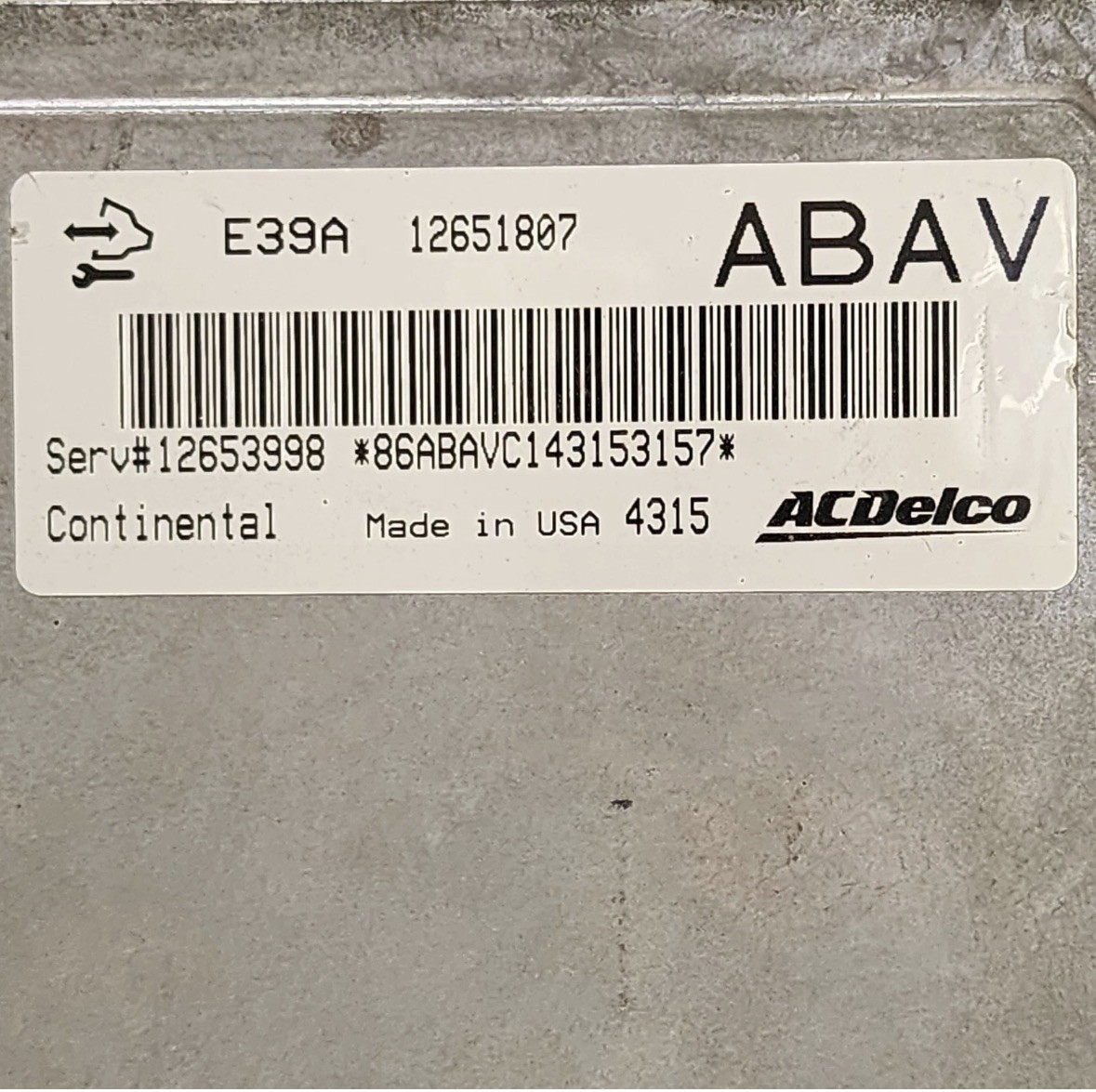 2013-16 Acadia ECM 12653998 “PLUG N Play PROGRAMMING AVAILABLE” ECM PCM ECU