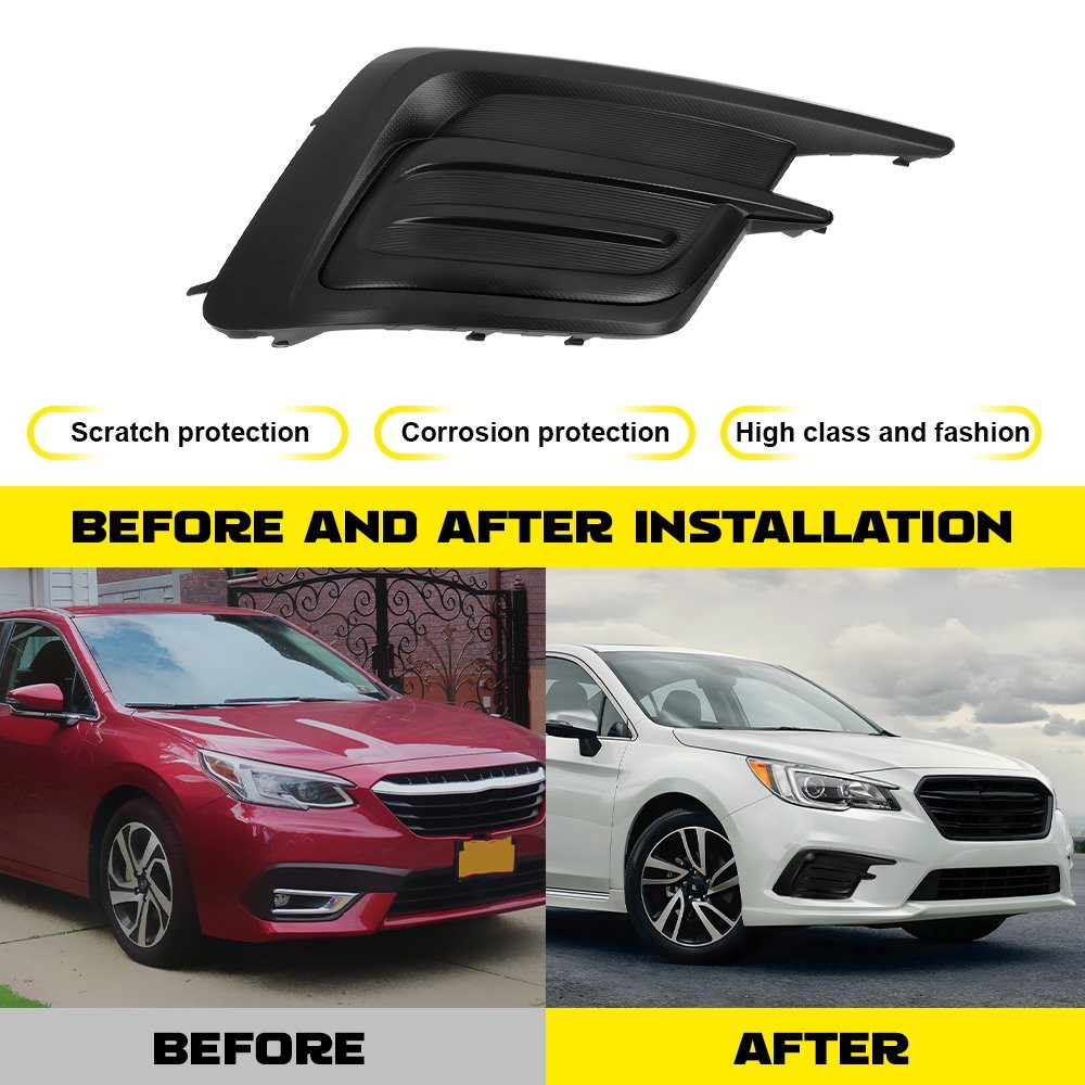 1PC/SET Fog Light Cover Bezel Fits Subaru Legacy 2018-19 Right Side High Fitment