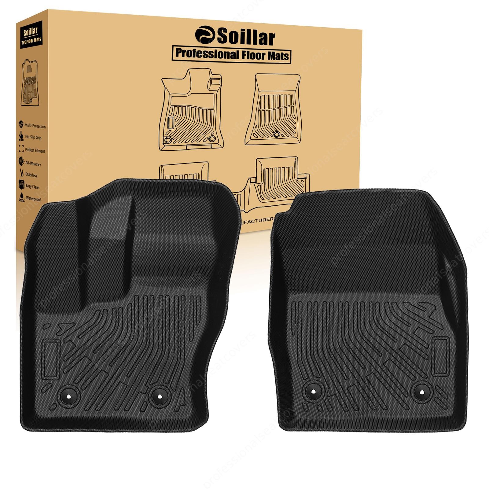3D For 2014-2021 Ford Transit Connect TPE Floor Mats Liner All-Weather Full Set