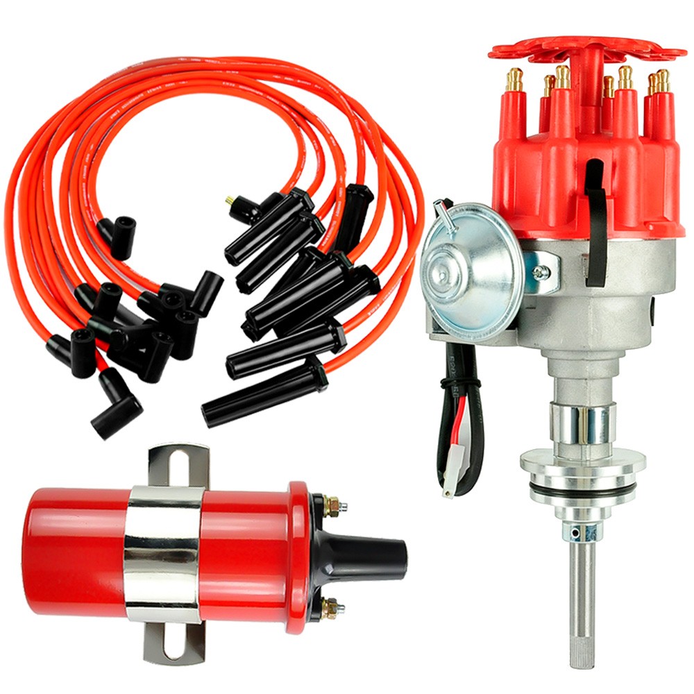 Complete Electronic Small Block Distributor HEI FOR Dodge Chrysler 318 340 360