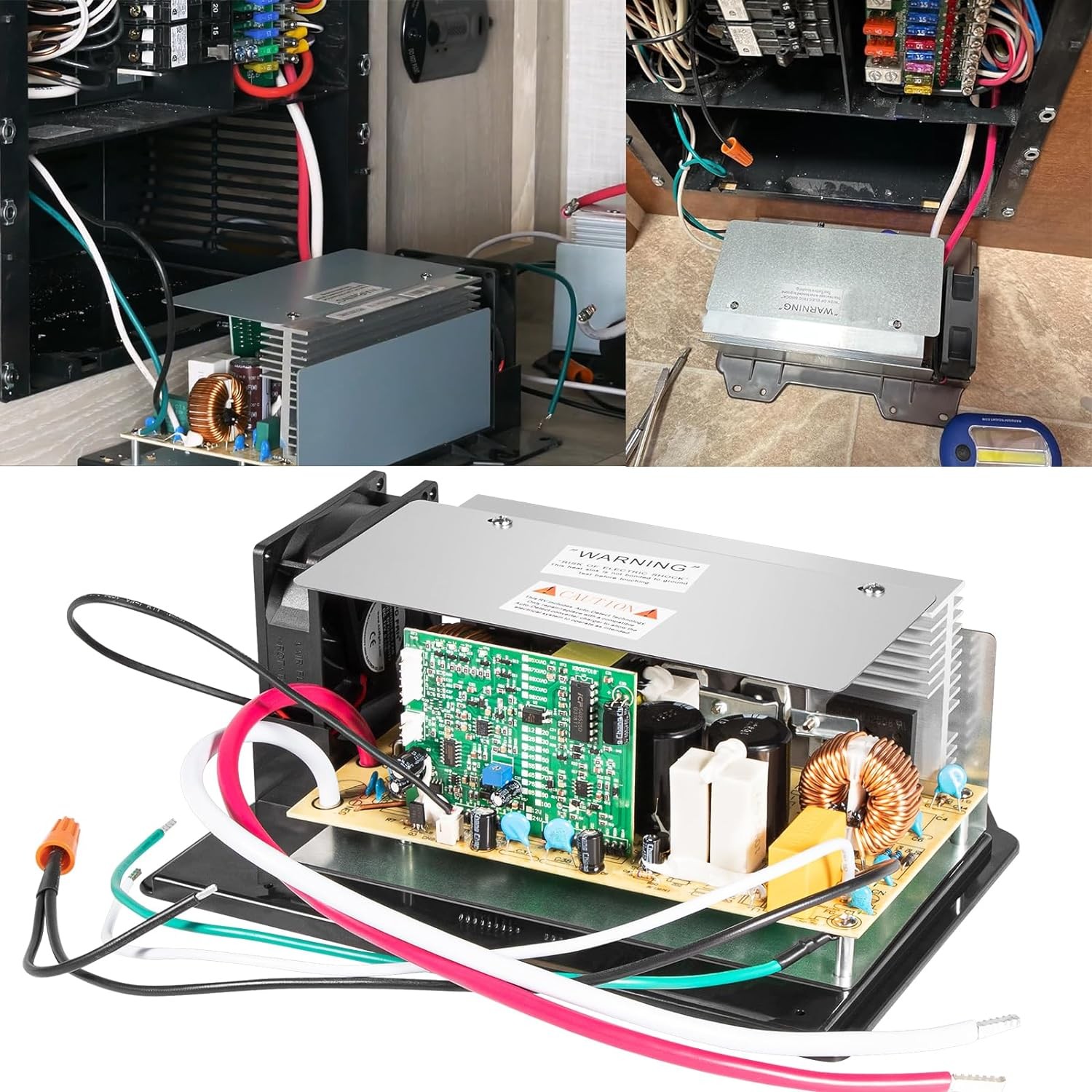 For WFCO WF-8955-AD-MBA Converter Lower Main Board Assembly 55A, 105-130VAC 950W