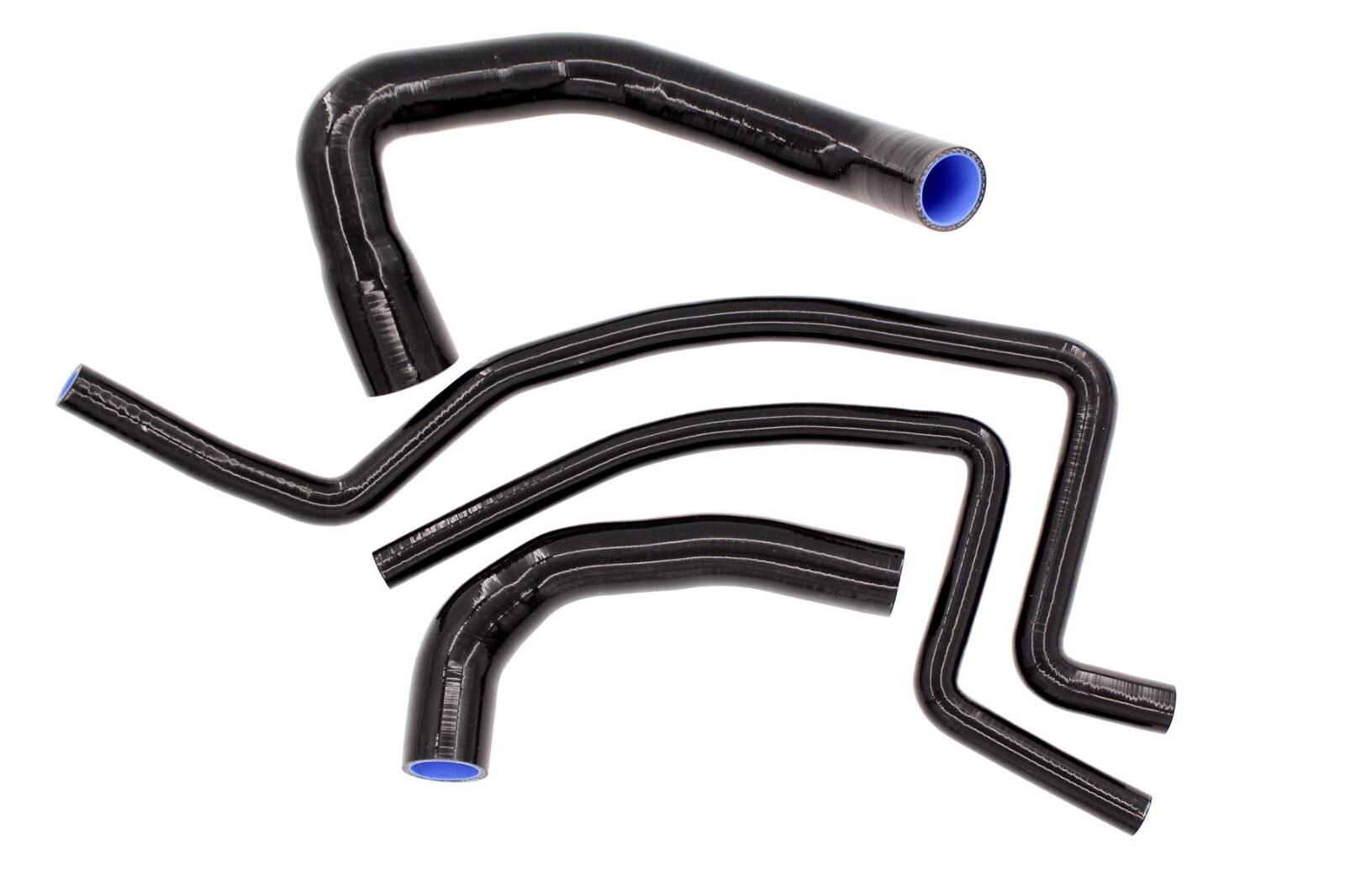 Fit Jeep Wrangler TJ 4.0L 1997-2001 Radiator Silicone Heater Hose Kit Black