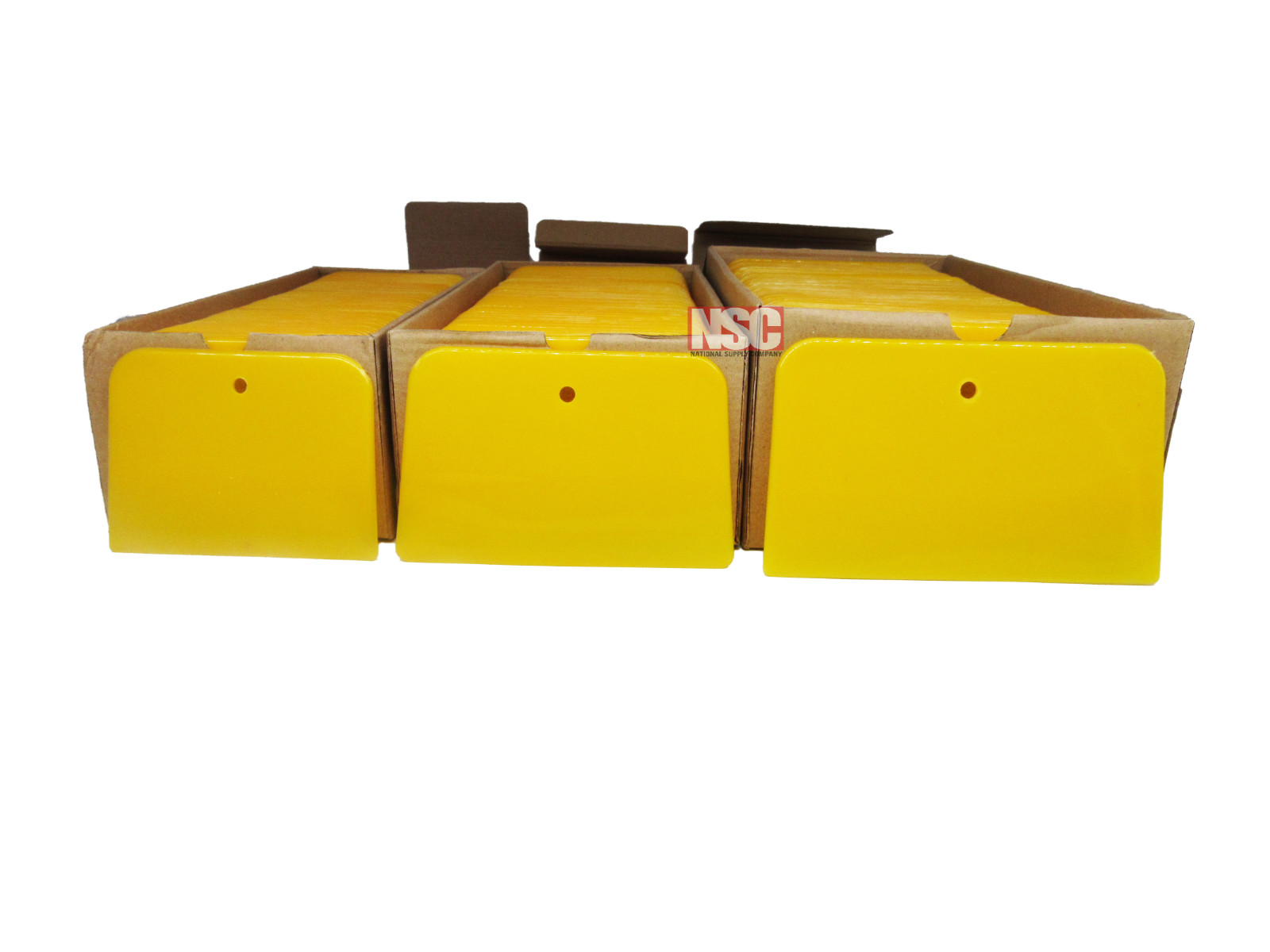Reusable AutoBody Filler Yellow Spreaders (Pack of 100) – Sizes 4″; 5″; 6″