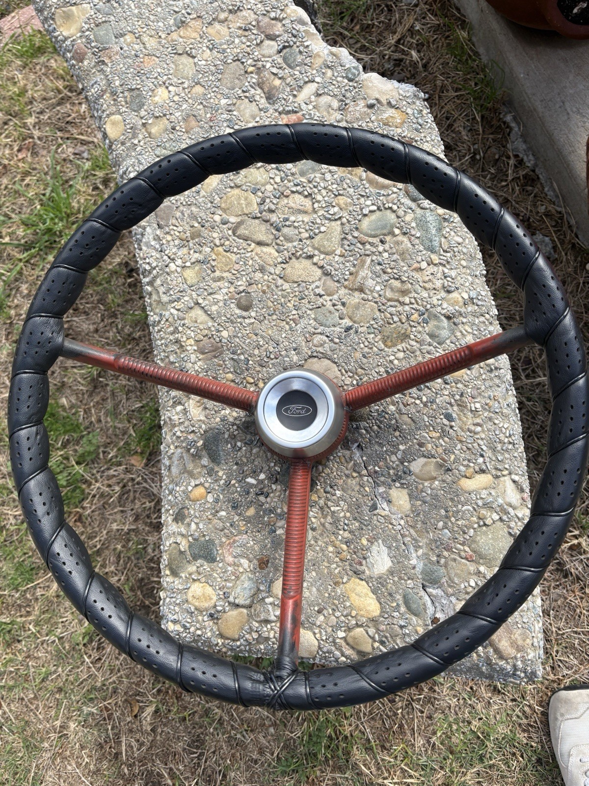 66 Ford F100 Original Steering Wheel