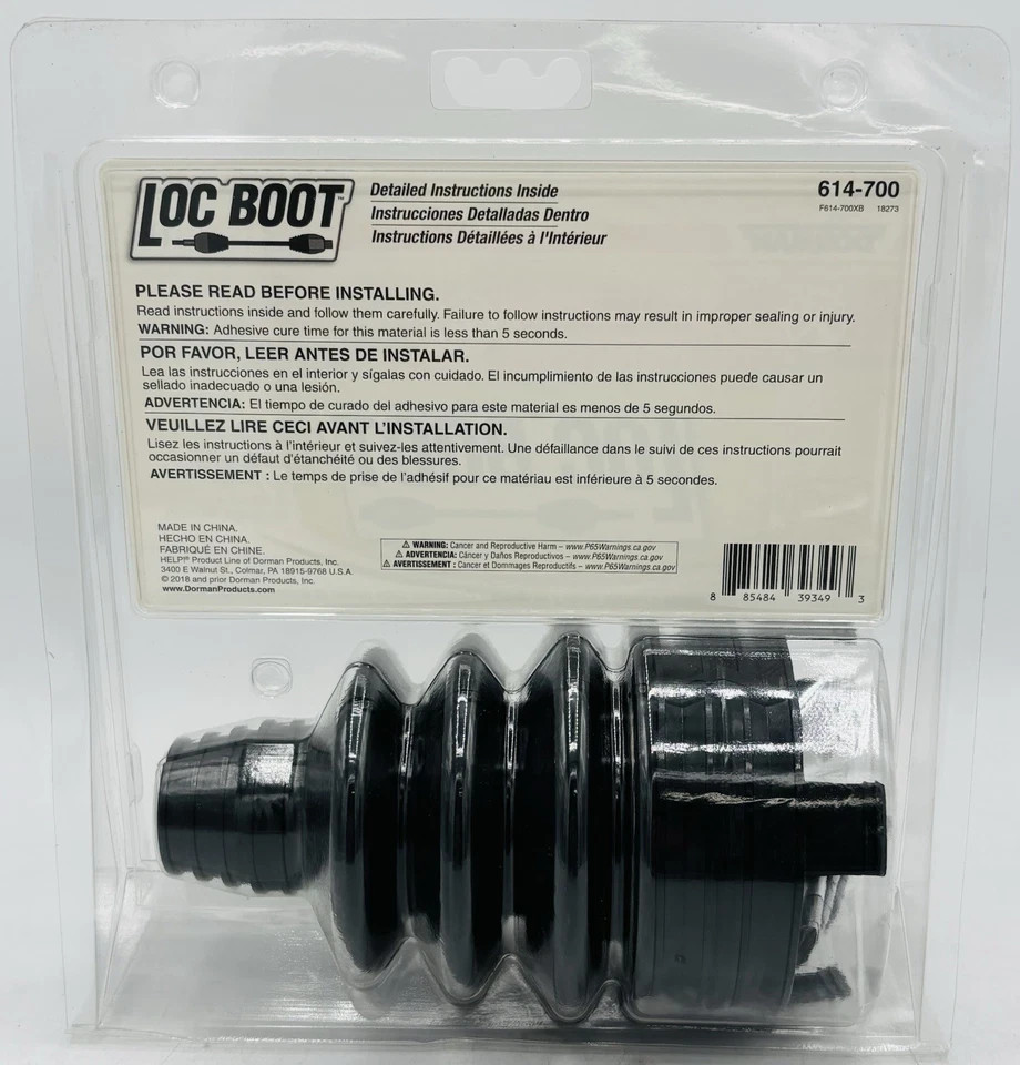 DORMAN Fast-Drying Adhesive Split CV LOC BOOT {F614-700XB} 614-700 New