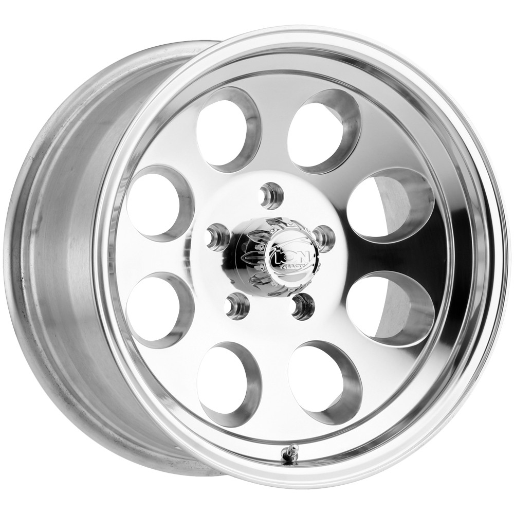 (Set of 4) Ion 171 17×9 5×5.5″ +0mm Polished Wheels Rims 17″ Inch