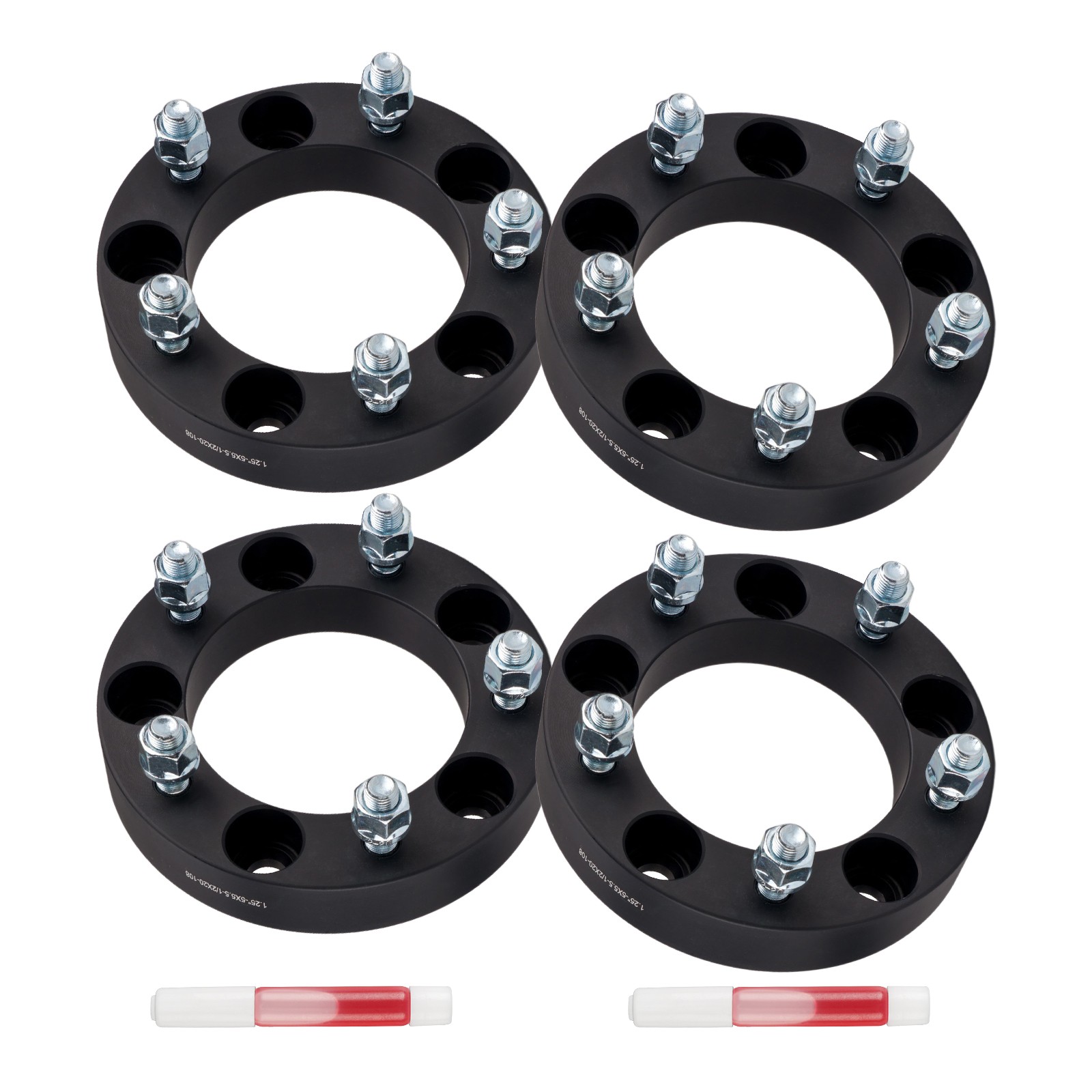 4x Wheel Spacers 1.25inch 5×5.5″ 108mm 1/2″x20″ For 1997-99 Dodge Ram 1500 5.2L