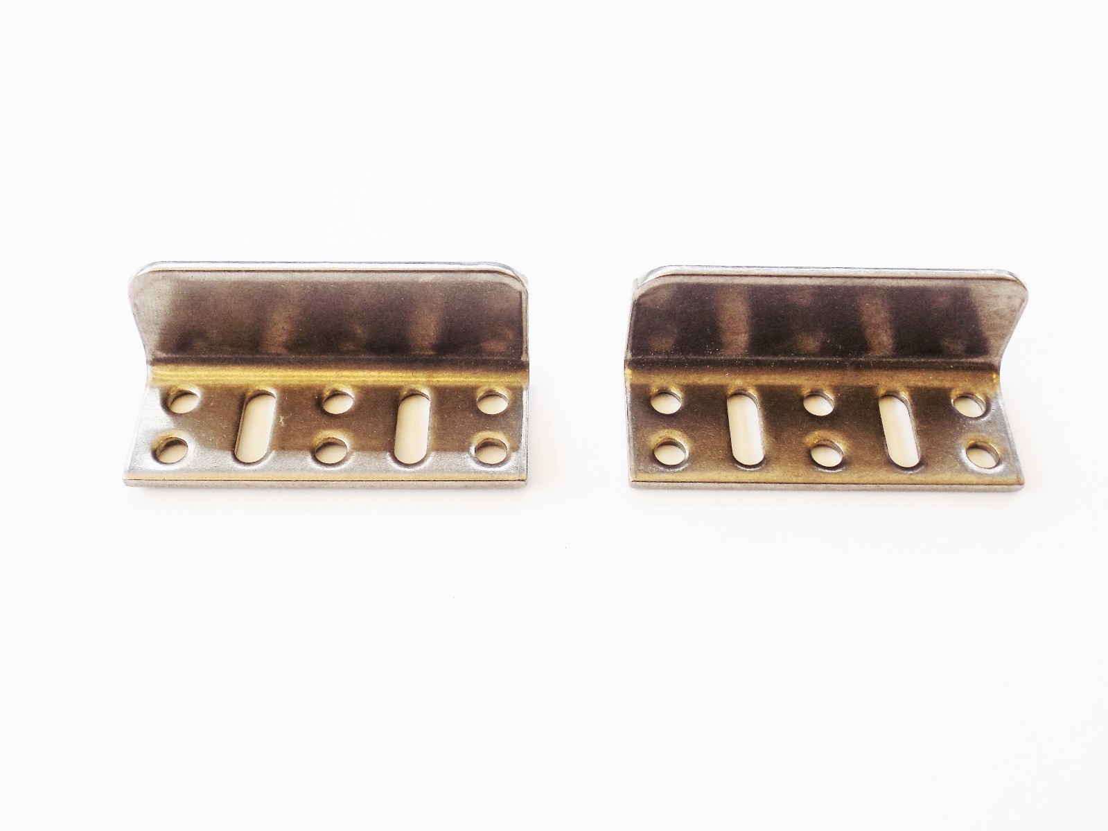 SNUGTOP PARTS TONNEAU COVER LOCK STRIKER PLATES, STAINLESS STEEL, SOLD IN PAIRS.