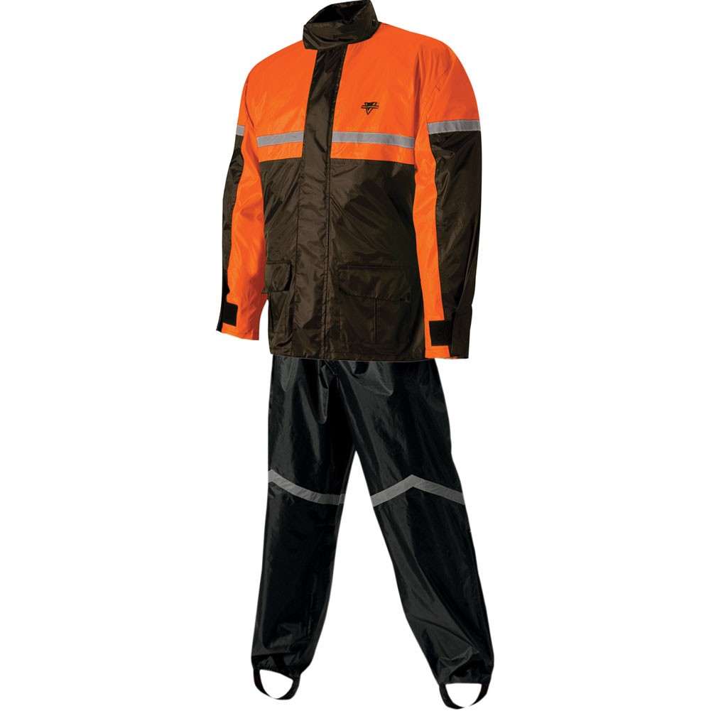 Nelson Rigg Stormrider 2-Piece Rainsuit Orange/Black, XX-Large