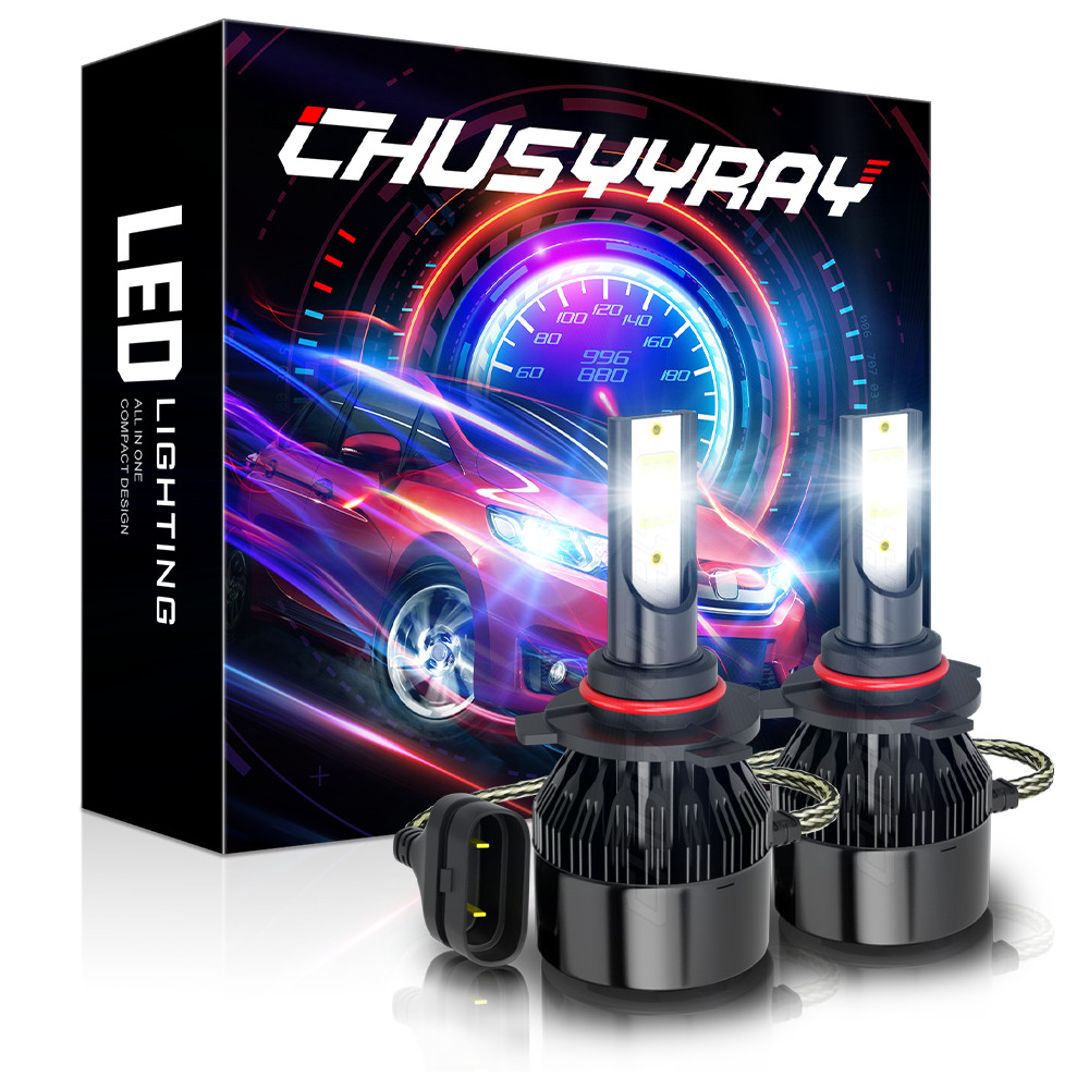 9006 HB4 LED Headlight Bulb Kit Low Beam 6000K 100W 20000LM White Lights 2X