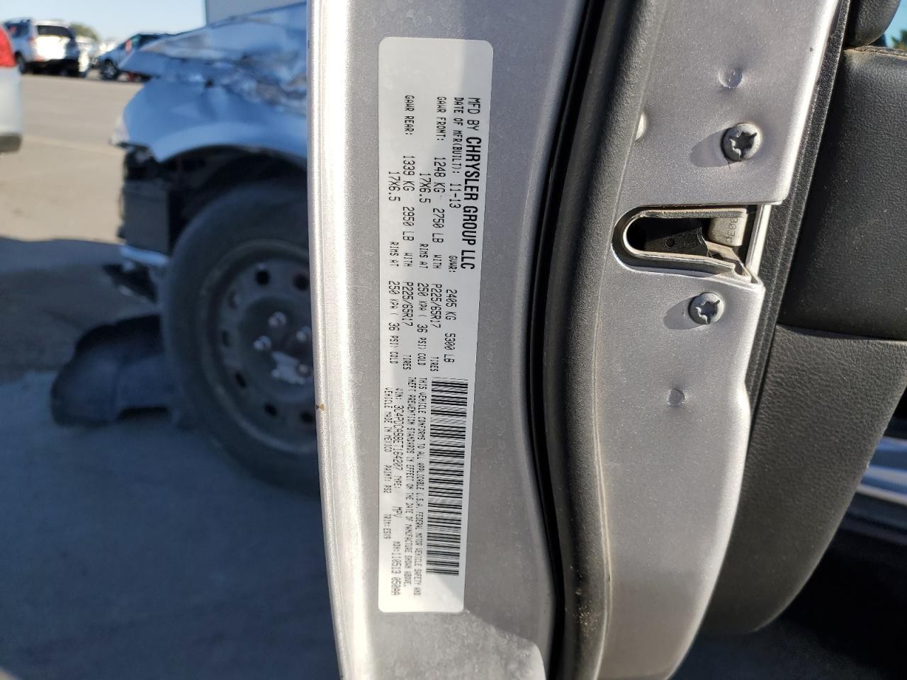 2014 DODGE Journey SILVER Passenger Door Mirror OEM JPD | Heated
