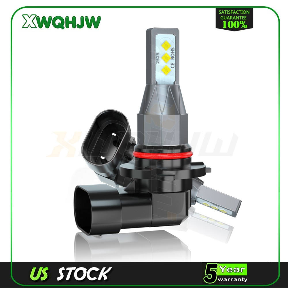 9005 HB3 LED Headlight Super Bright Bulbs Kit Ice Blue 8000K Hi/Low Beam 8000LM