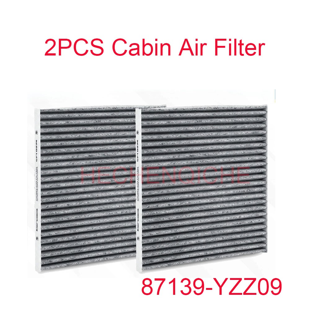 2Pc Charcoal Filter Cabin Air Filters For Dodge Pontiac Toyota 87139YZZ09 C35644