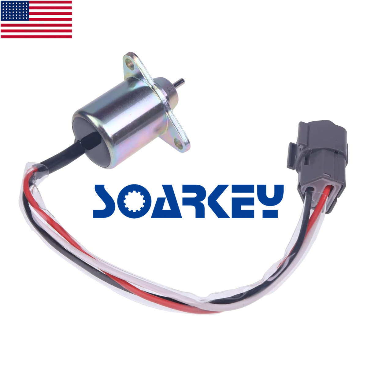 New Fuel Solenoid 12V For John Deere Tractor 2032R 2025R 2027R 4710