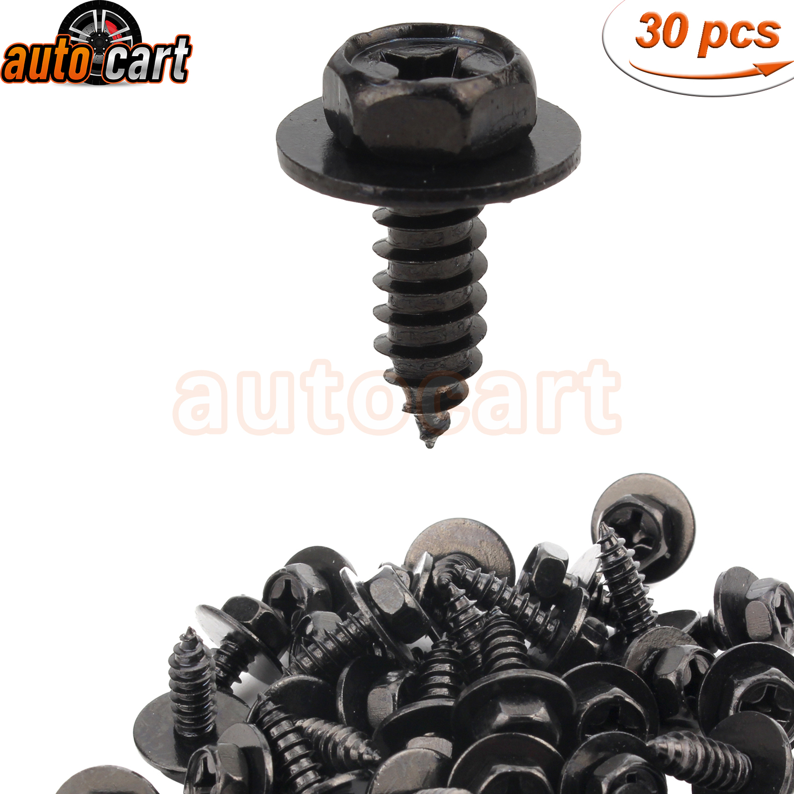 30pcs Screw Bolt Retainer Liner Under Cover Screw for Toyota 90159-60498