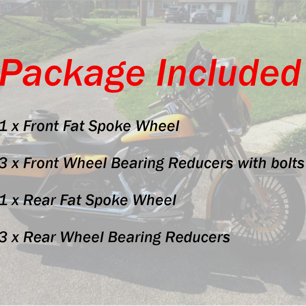 21×3.5 16×3.5 Fat Spoke Wheels Rims for Harley Heritage Softail Classic Deluxe