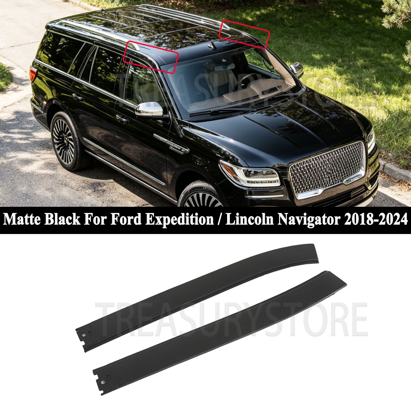 For Ford Expedition Lincoln Navigator 2018-2024 Roof Upper Molding JL1Z7850463AK