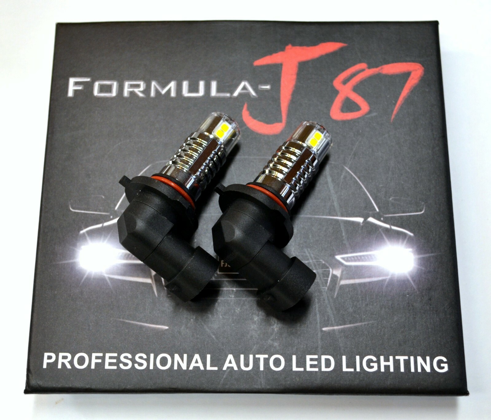 LED 20W 9005 HB3 White 4300K Two Bulbs Headlight High Beam Replacement Stock Fit
