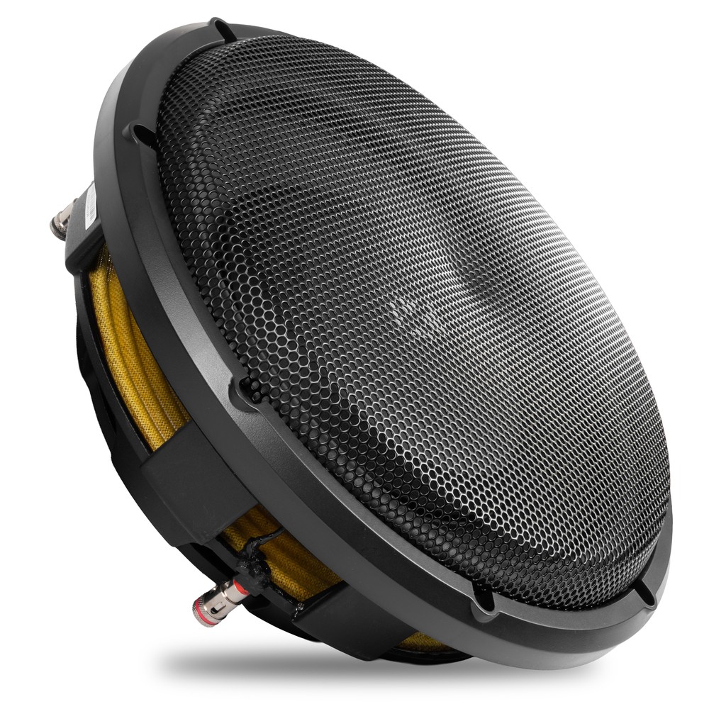 NVX SQW124 600W RMS SQ-Series Shallow-Mount 12″ Dual 4-Ohm Subwoofer