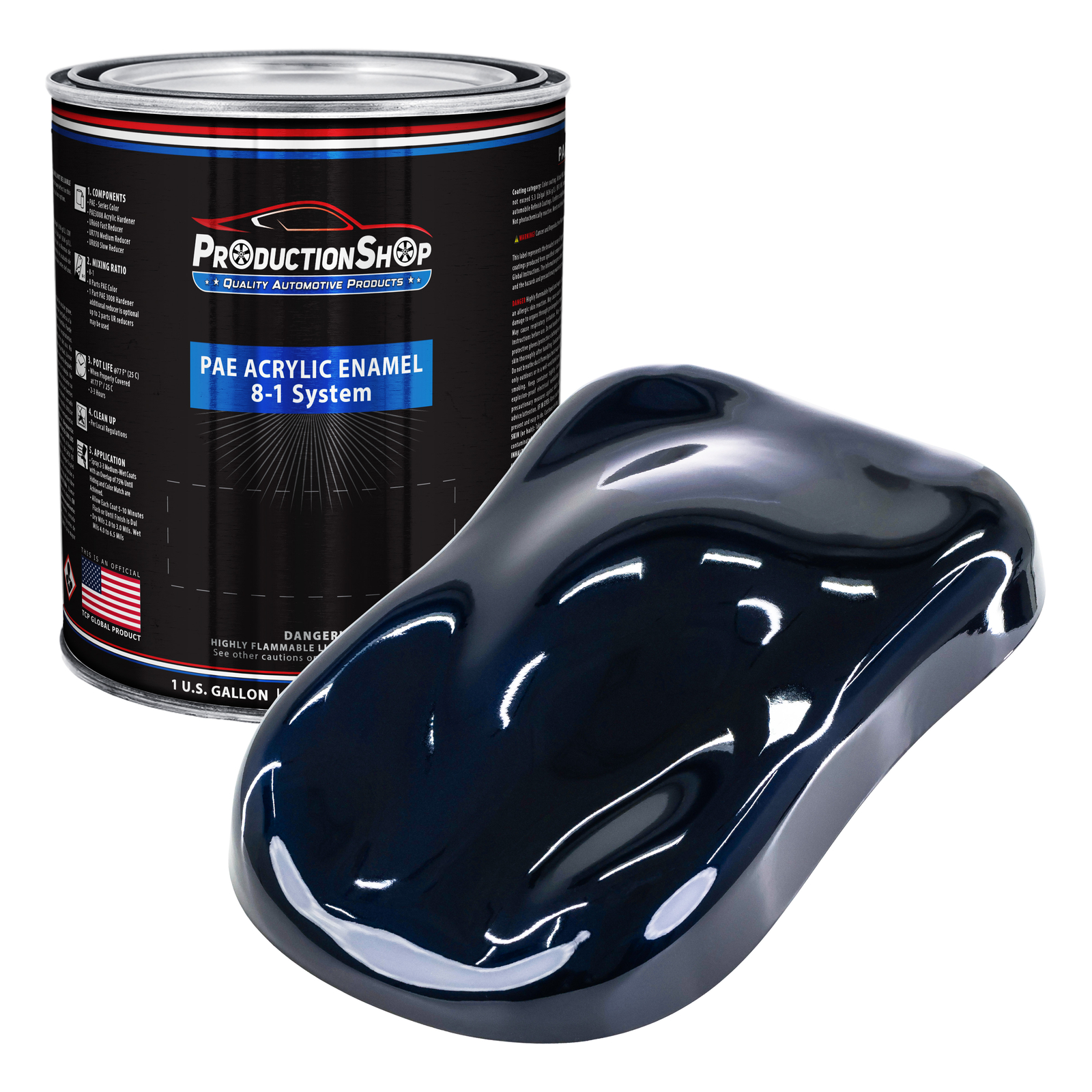 ProductionShop 1 Gallon Midnight Blue Pearl Acrylic Enamel Auto Paint