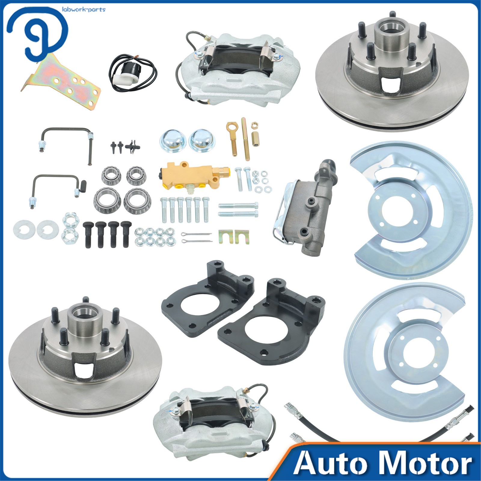 Front Disc Brake Conversion Kit W/11″ Rotors For Ford Mustang Falcon 1964-1973