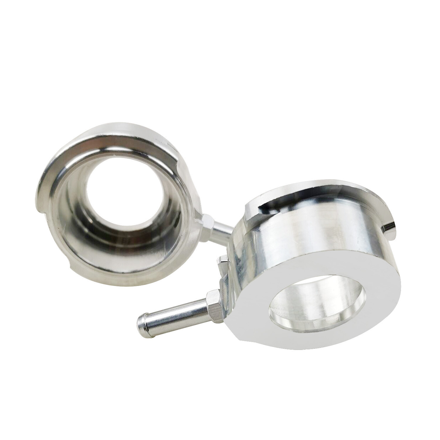 New Aluminum Billet Weld On Filler Neck for Radiator cap CNC precision machined1