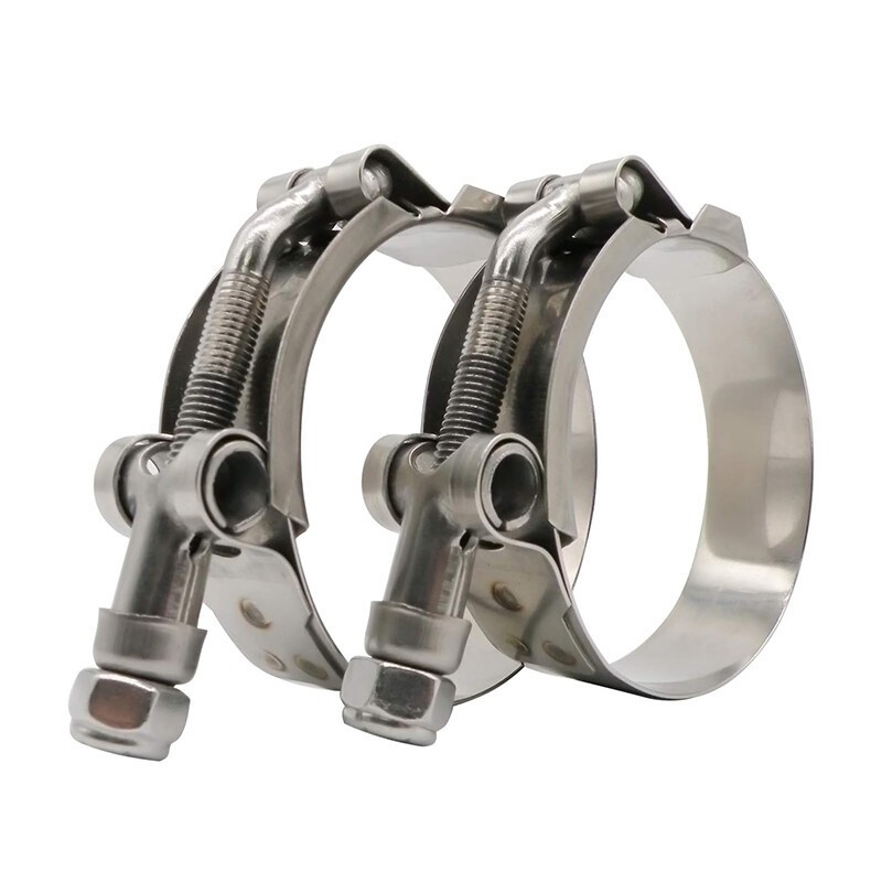 2PCS 3″ Inch T-bolt Clamp Silicone Stainless Steel Hose Turbo Intake Intercooler