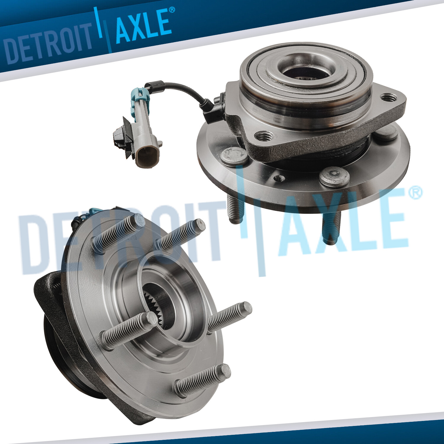 Pair (2) Front Wheel Hub Bearings for Chevy Equinox Pontiac Torrent Suzuki XL-7