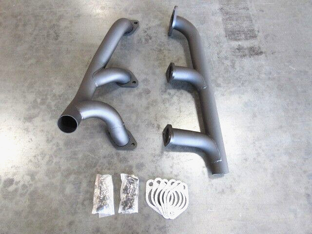 1937-48 Ford Flathead V8 Exhaust Headers Black H61001BK
