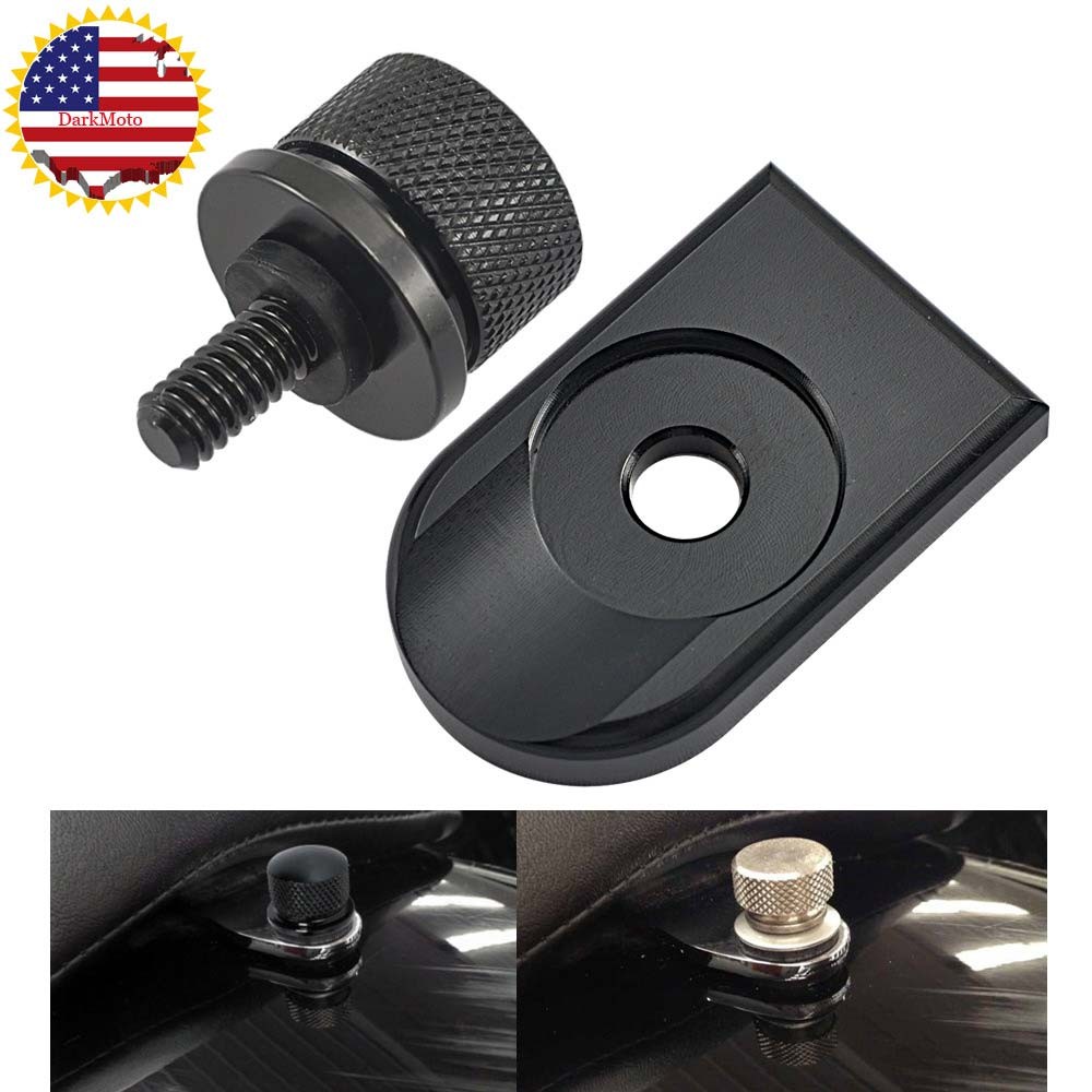 Seat Bolt Screw Mount Cover For Harley STREET BOB CVO ROAD GLIDE RR NIGHTSTER FL