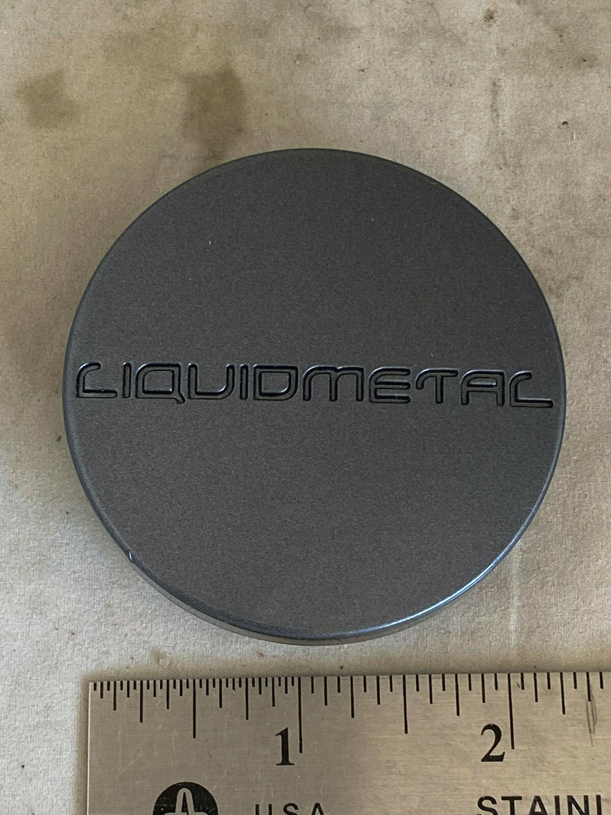 Liquidmetal Motorsports Gloss Gunmetal Wheel Rim Hub Cover Center Cap CAP5373