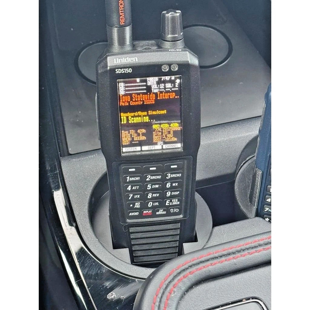 Uniden SDS150 Scanner Vehicle Cup Holder Mount Universal