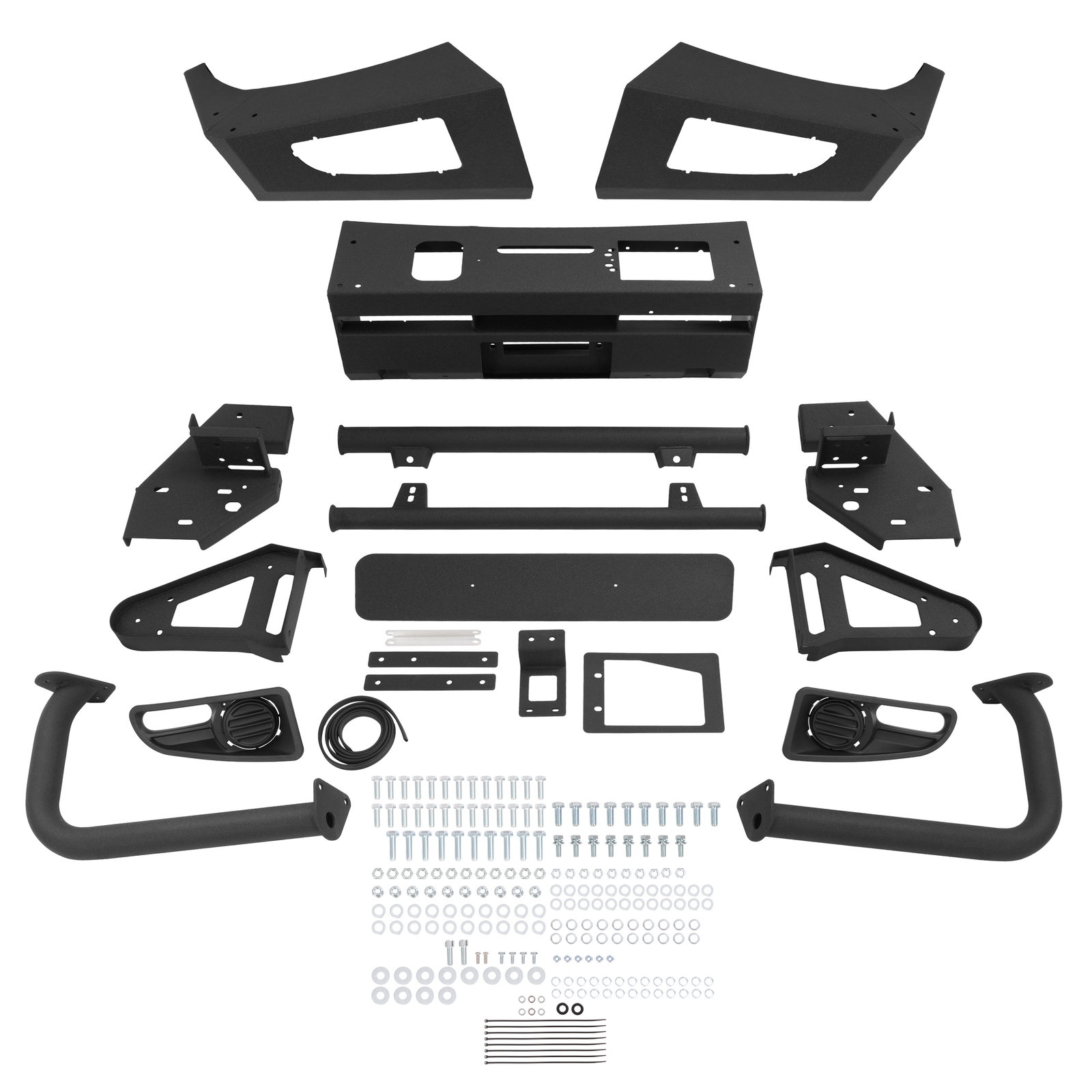 Front Bumper w/ Bull Bar Steel Off-road For Nissan Titan 04-11/ Armada 05-07