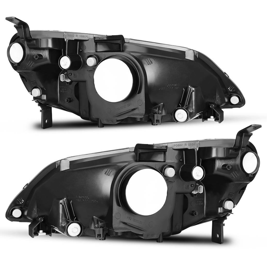 Headlights for 2001 2002 2003 Honda Civic 4-Door Sedan Headlamp Replacement Pair
