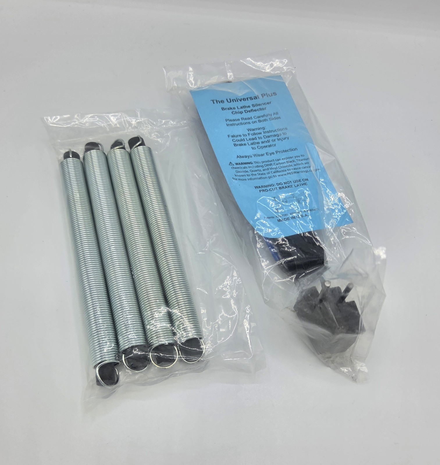 Brake Lathe Off-Car Clip-On Silencer with Strap and Spring Silencer New