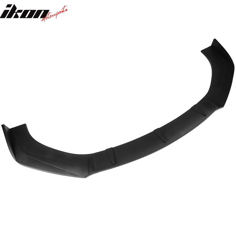 Fits 16-18 Chevrolet Cruze Front Bumper Lip Spoiler 3PC PP Splitter Matte Black