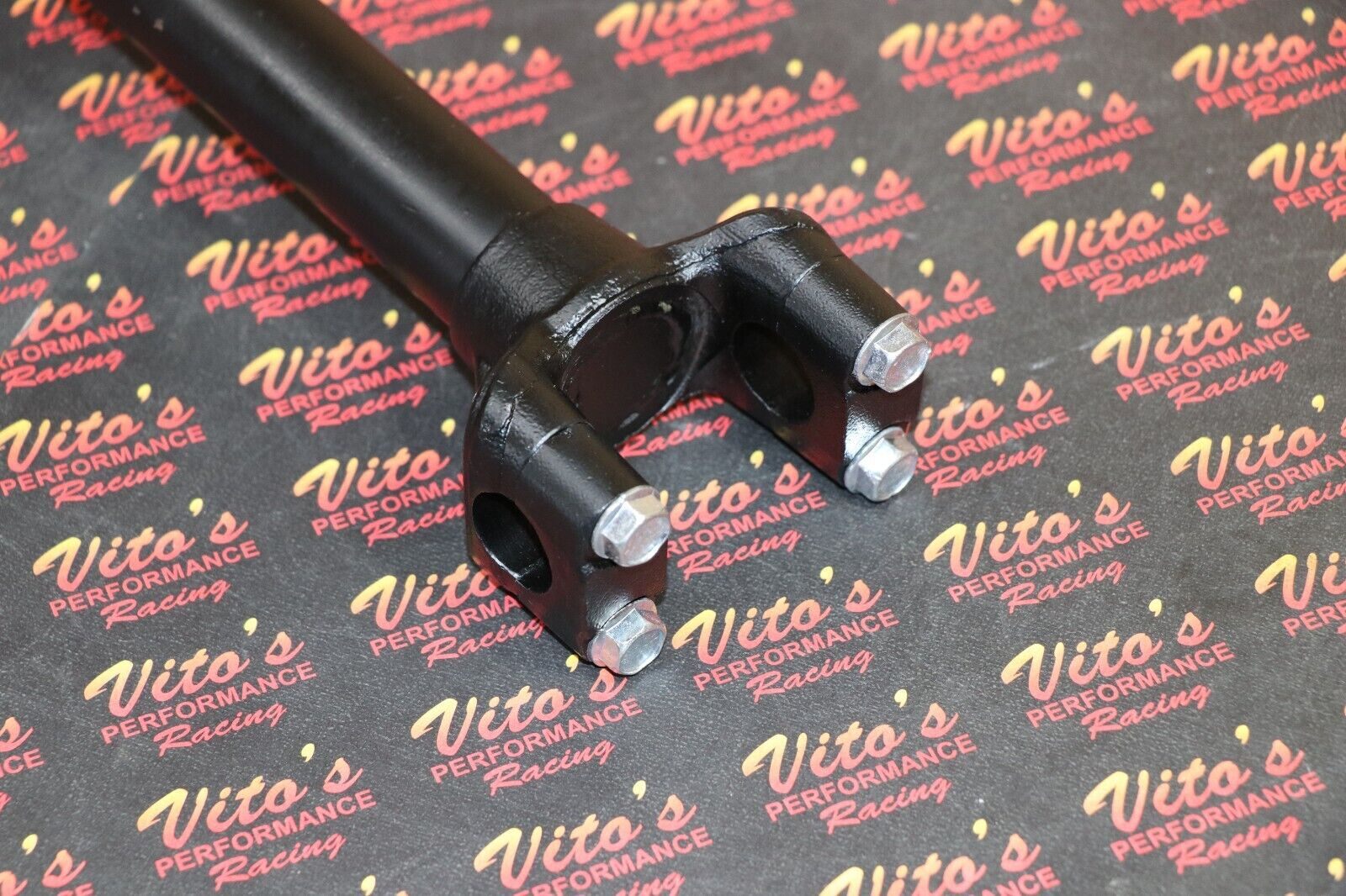 NEW Vito’s Yamaha Banshee steering stem + CLAMPS 1 1/8″ handlebars BLACK +0″