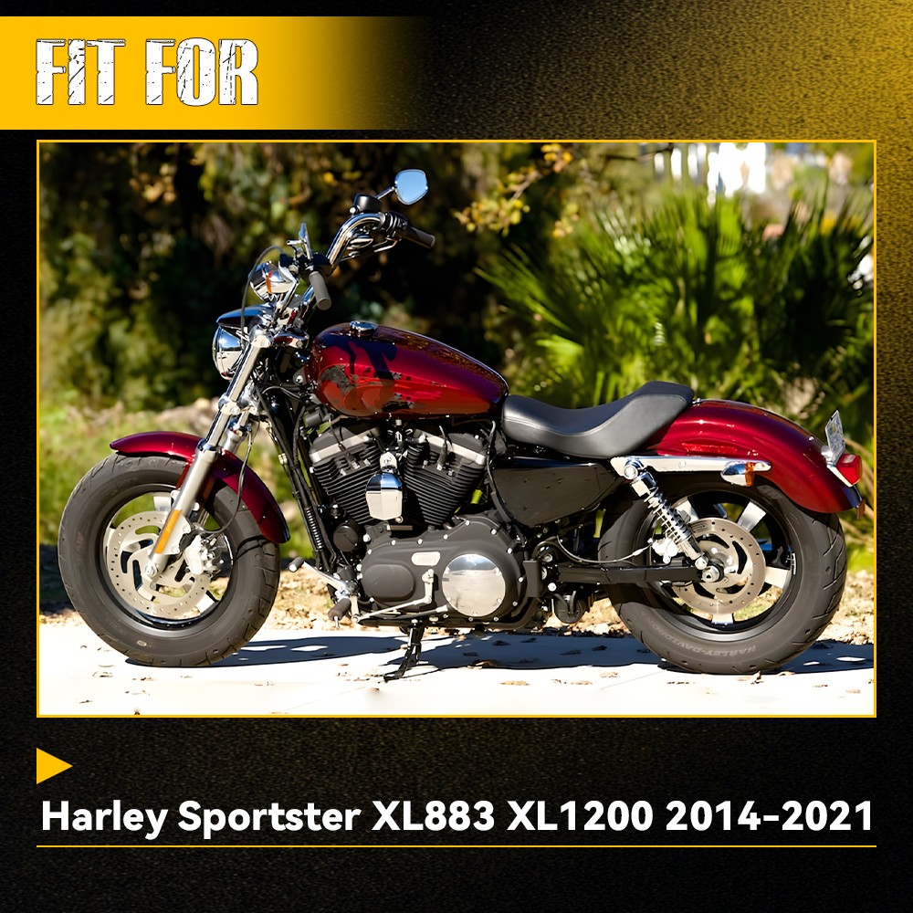 Battery Side Covers Left Right For Harley Sportster XL1200 XL883 Iron 883 14-22