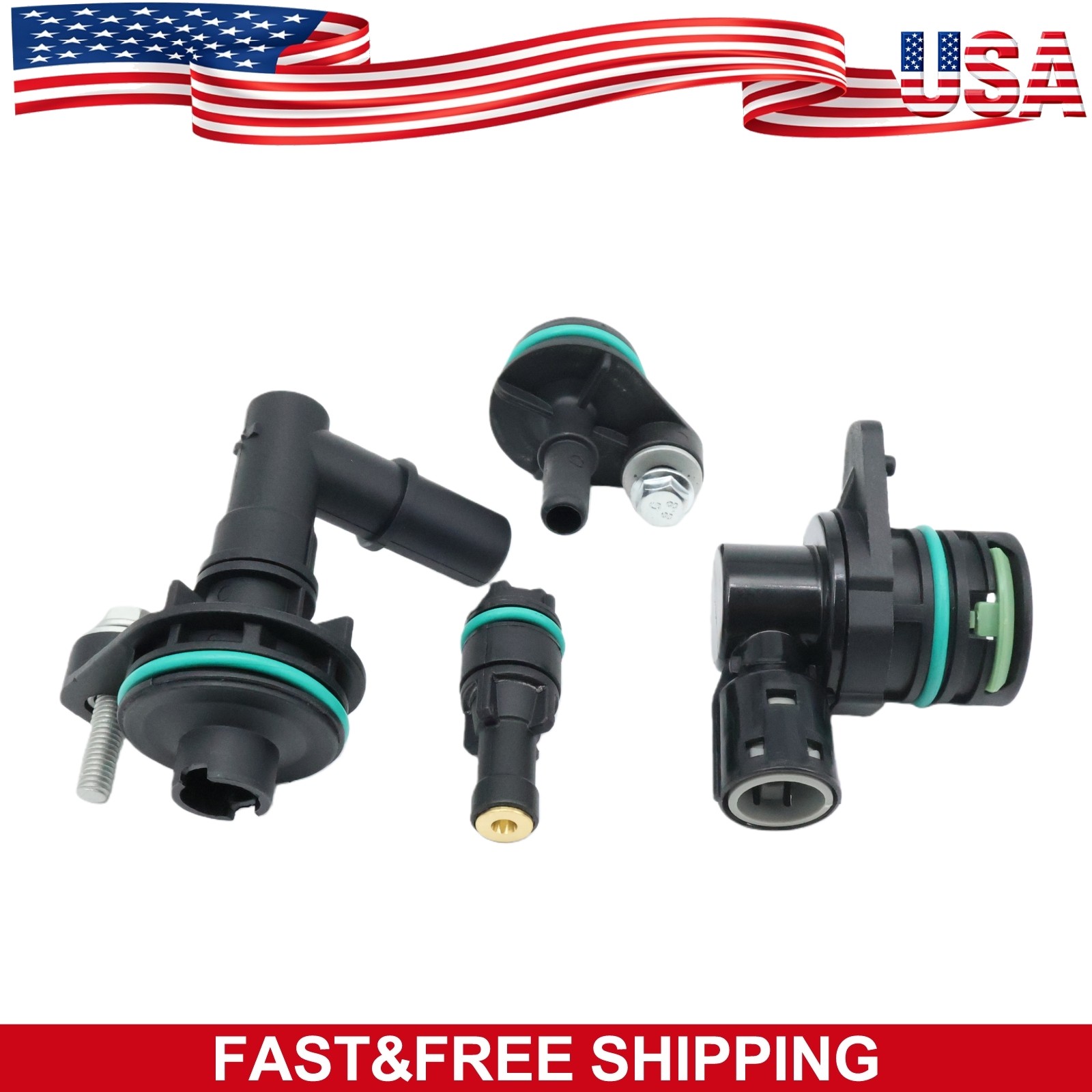 4PCS Positive Crankcase Ventilation PCV Valve Set For Chevrolet Malibu Encore