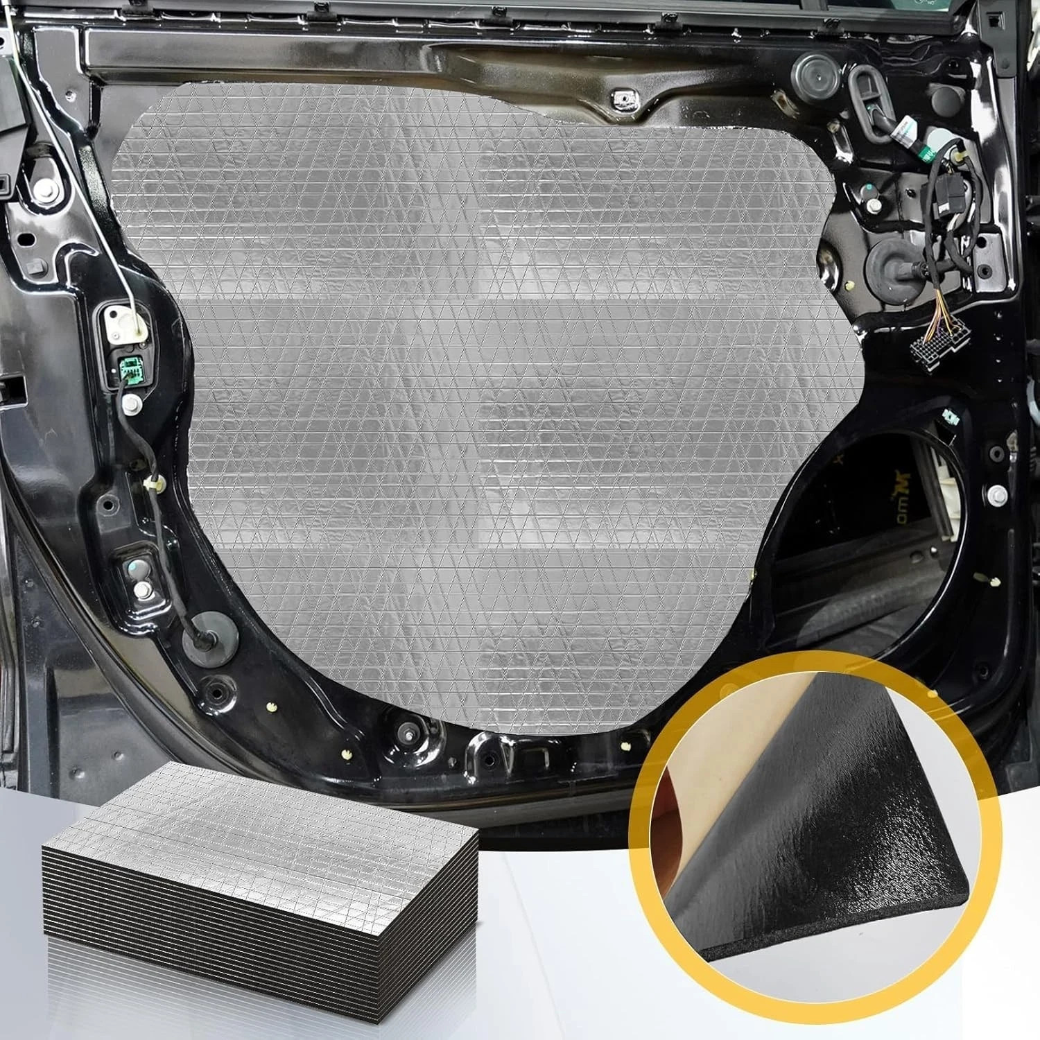 KILMAT 80 mil 31 sqft Car Sound Deadening Mat Butyl Automotive Sound Deadener Au