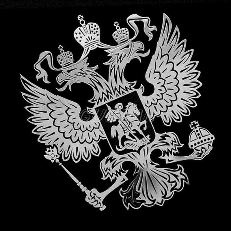 RUSSIA Coat of Arms Russian Federation National Emblem EAGLE Vinyl Sticker Decal
